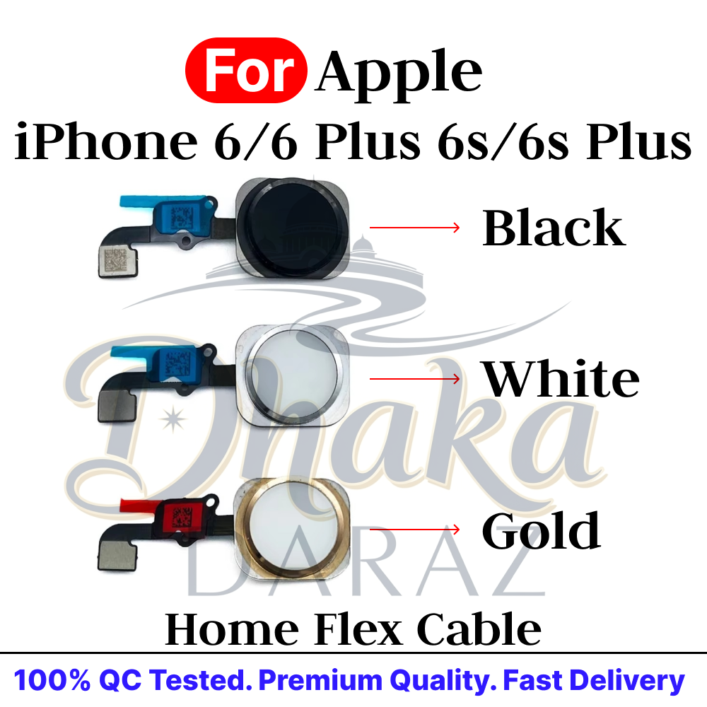 Home Button Flex Cable for Apple iPhone 6 6 Plus 6s 6s Plus