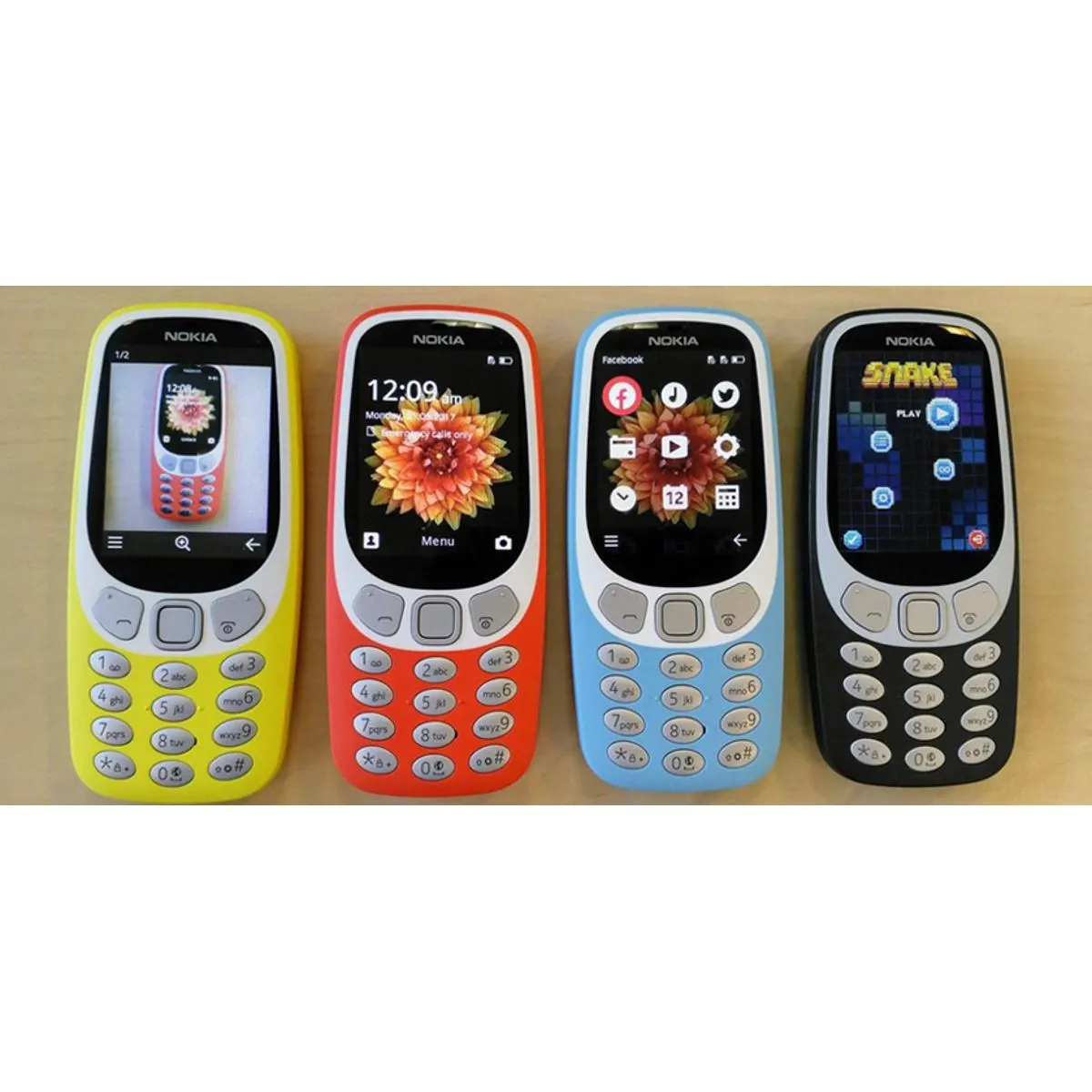 Casing For Nokia 3310 3G ( Black / Yellow