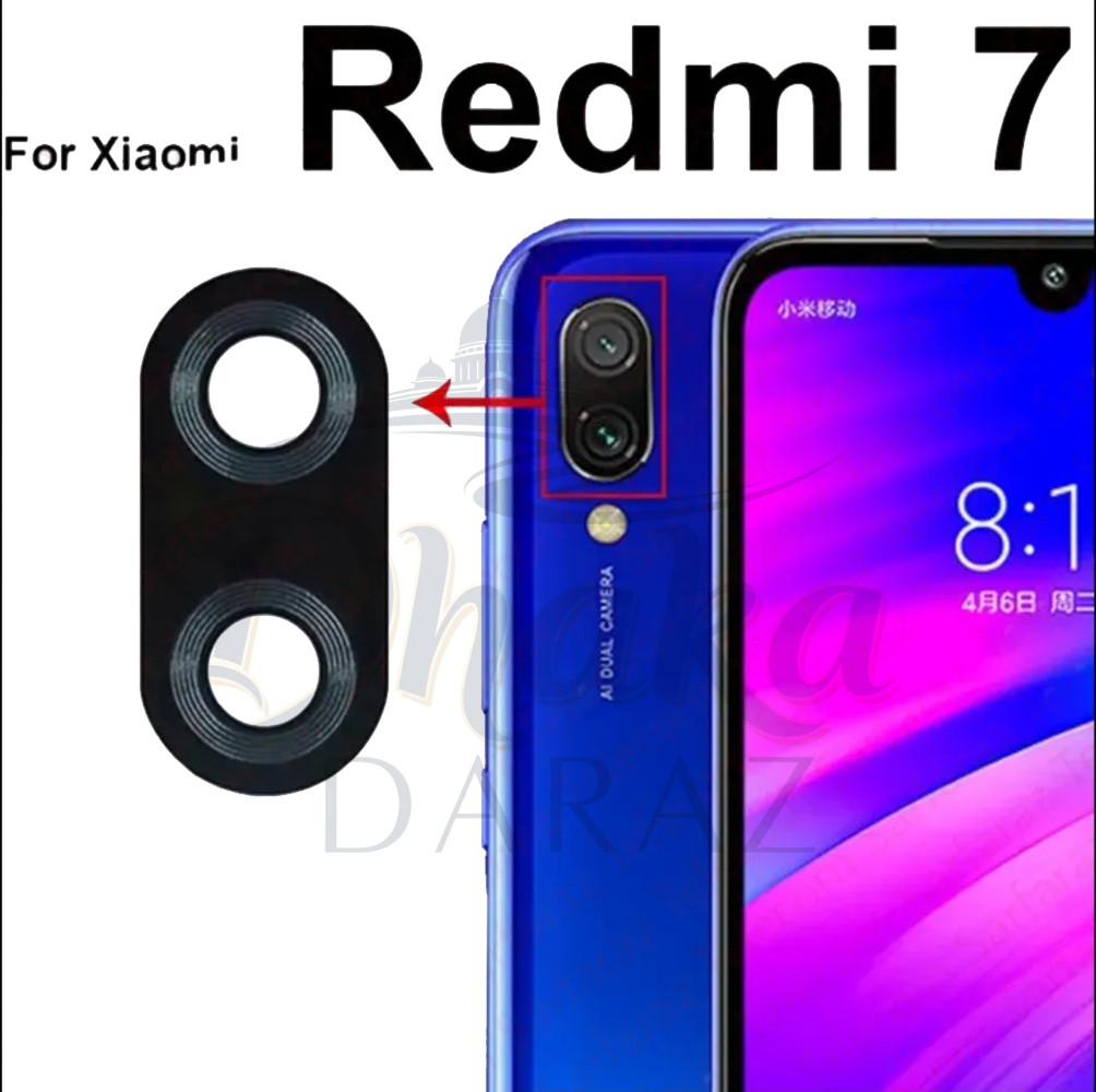Xiaomi Redmi 7 Camera Main Glass Lens Replacement Part