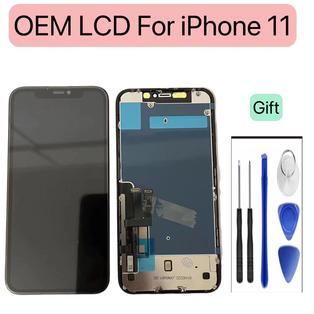 Oem Display For Iphone 11 LCD 3D Touch Screen Panel Glass With Frame Assembly