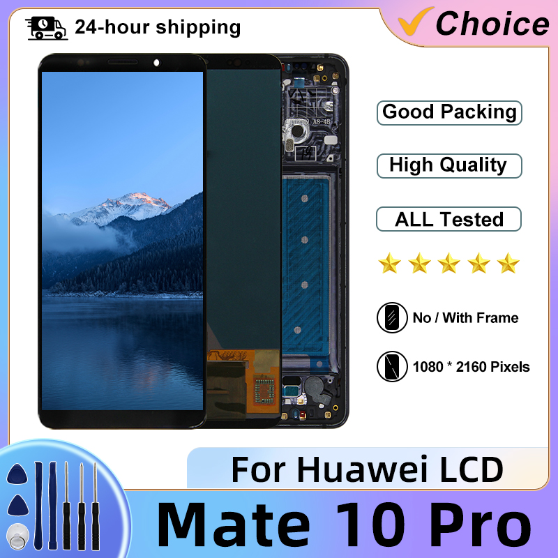 OLED Display Screen For Mate 10 Pro LCD Display Touch Screen Digitizer With Frame