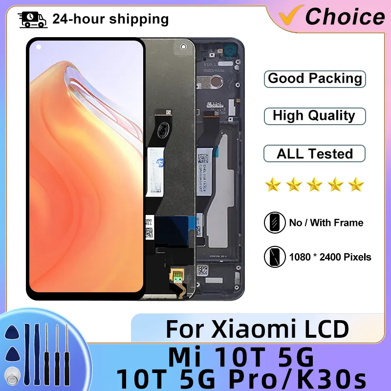 Redmi Aaa++New For Mi 10T 5G LCD Mi 10T Pro Display Touch Screen Digitizer For Redmi K30S Replacement Parts Price in Bangladesh - Mobile.com.bd