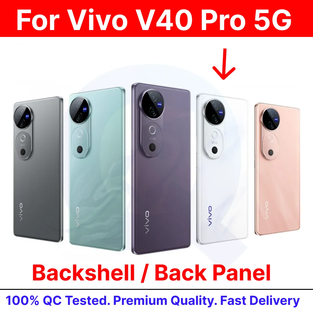 Vivo V40 / Vivo V40 Pro 5G 100% Original Back Panel/Backshell/Battery Back Door Back Panels & Housings Price in Bangladesh - Mobile.com.bd