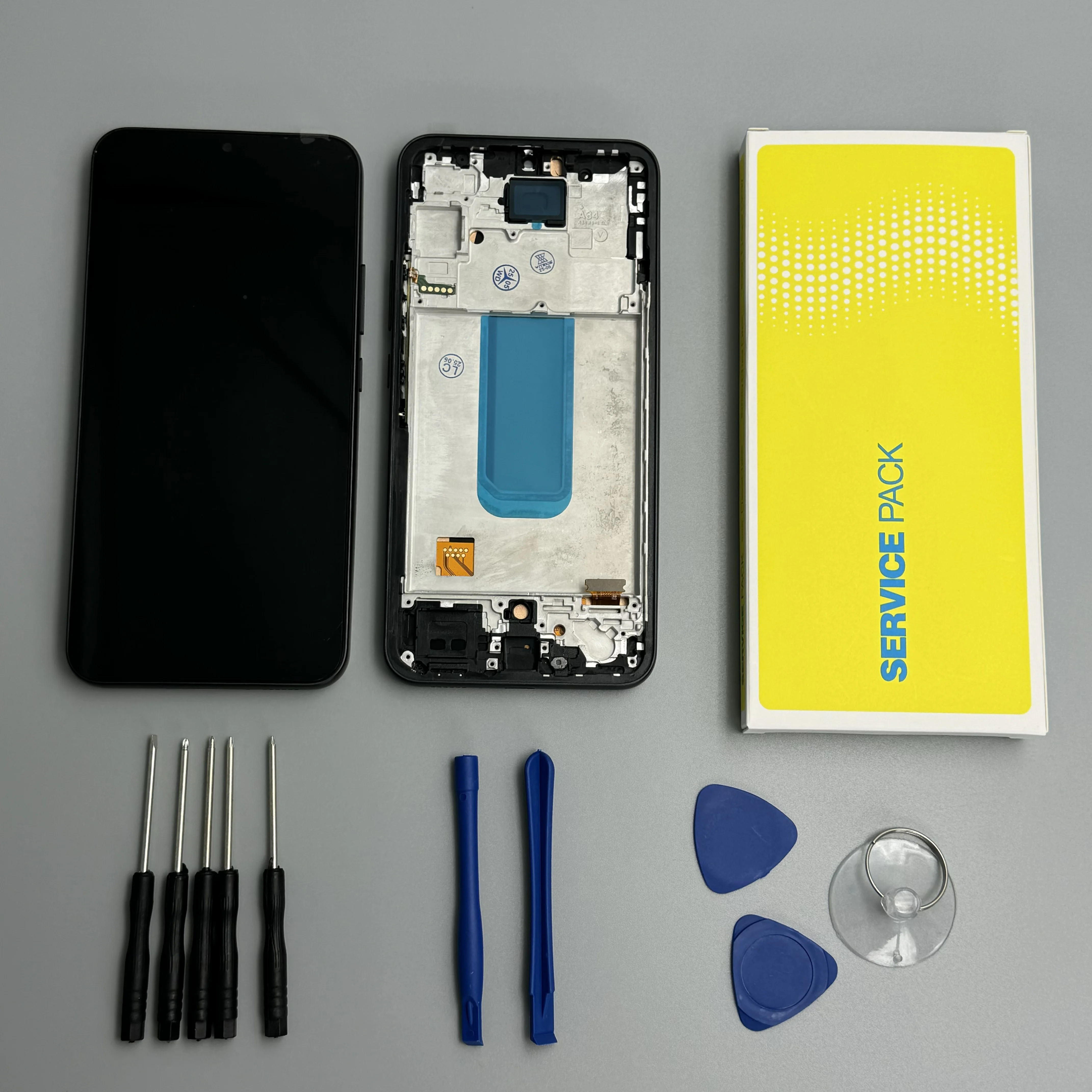 6.53"Display For Samsung A34 5G LCD Display Touch Screen Digitizer With Frame For