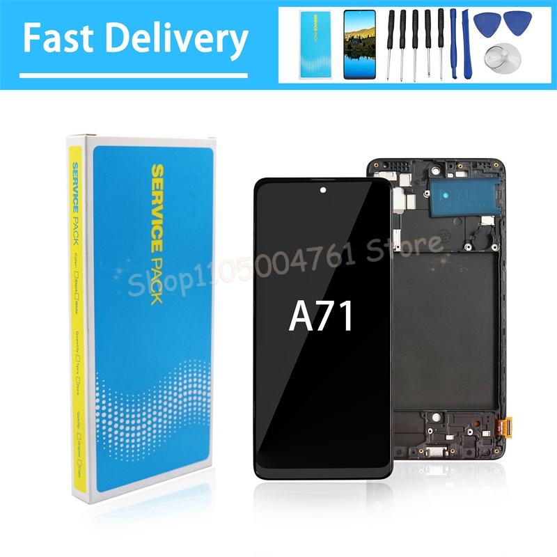 6.6'' Tft Screen For Samsung A71 LCD Display Touch Screen Sensor Digitizer Assembly