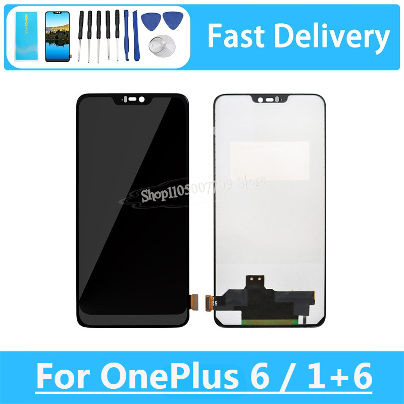 OnePlus 6 / 1+6 LCD Touch Screen Digitizer Display Assembly 6.266'' No Frame With