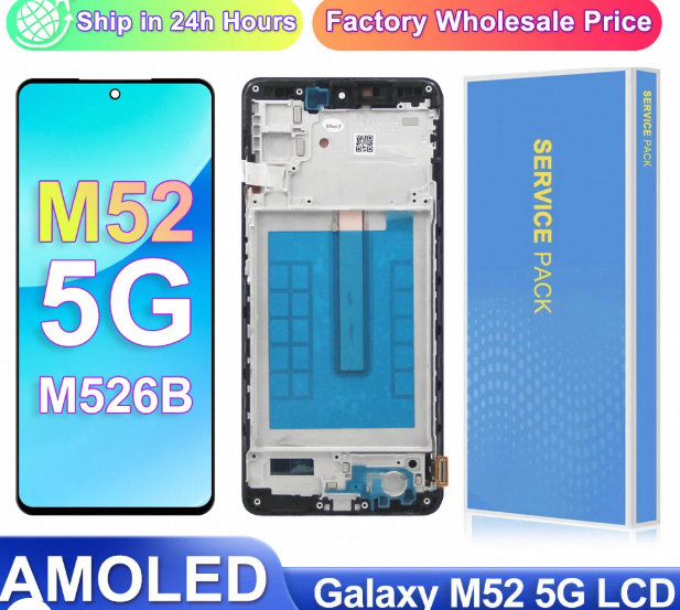 Samsung Galaxy M52 5G LCD Display M526 Touch Screen