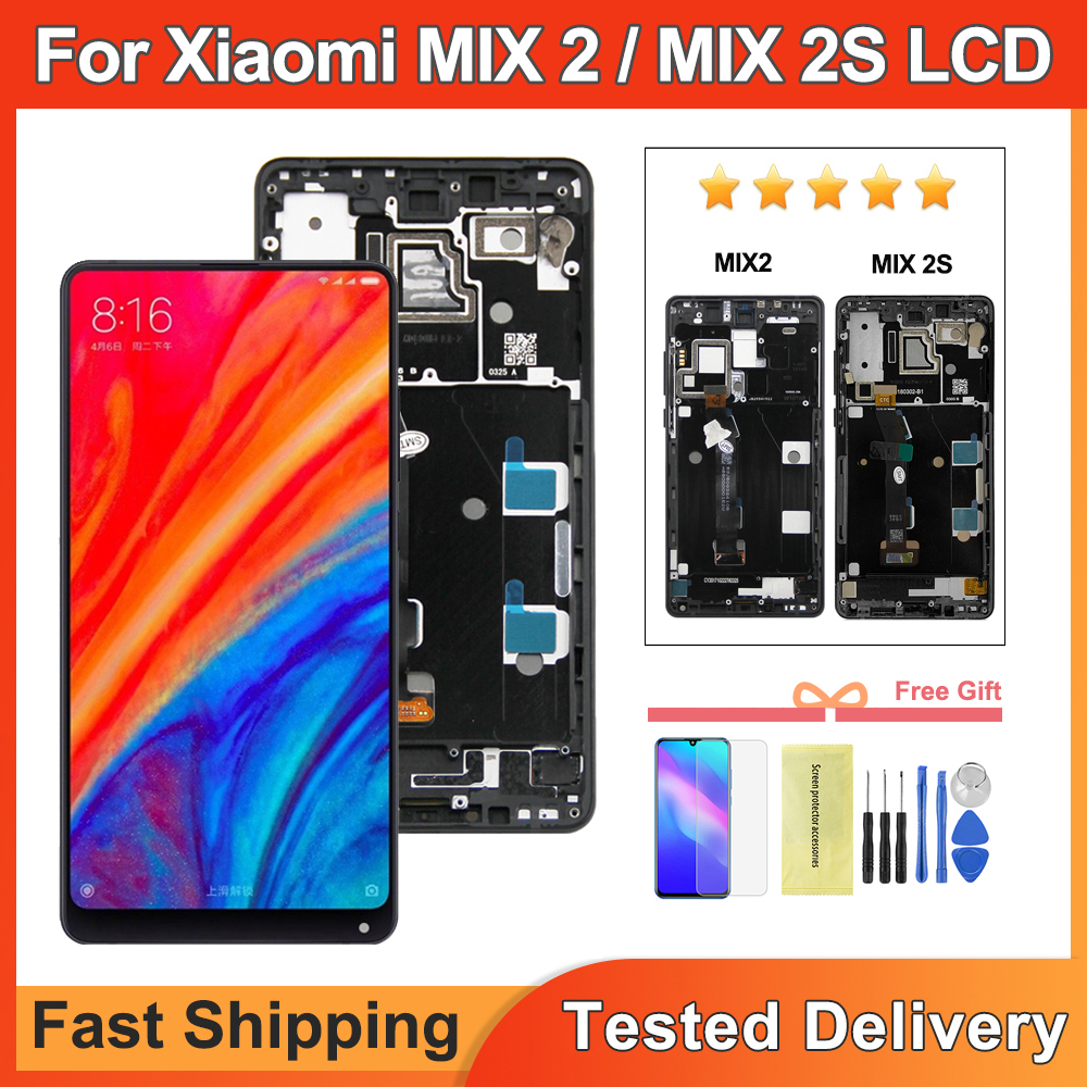 5.99" LCD Display For Mi Mix 2 Mix2 Mix2s Touch Screen Digitizer Assembly