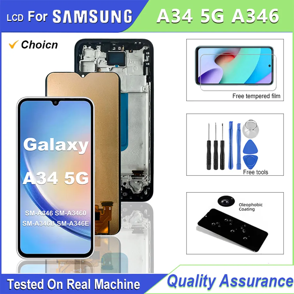 Samsung Super Tft For Samsung Galaxy A34 5G LCD Touch Screen Display Assembly Replacement Replacement Parts Price in Bangladesh - Mobile.com.bd