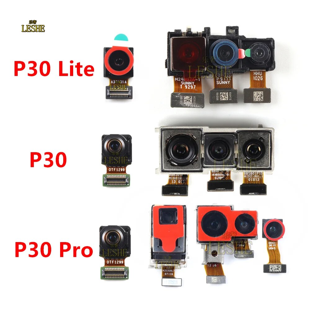 【 】 Front Rear Back Camera For Huawei P30 Pro Lite P30Pro Main Facing Camera Module