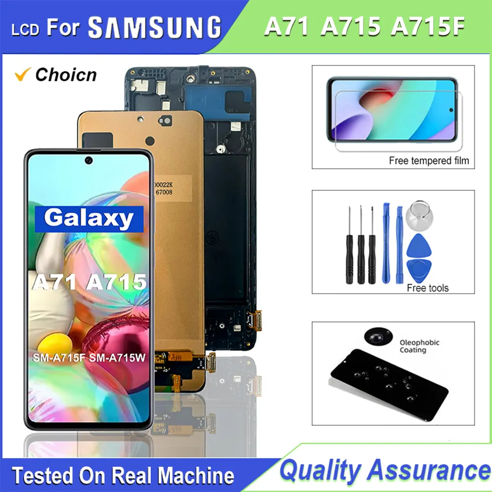Samsung 6.7" Super Incell For Samsung Galaxy A71 LCD Display Touch Screen Replacement Parts Price in Bangladesh - Mobile.com.bd