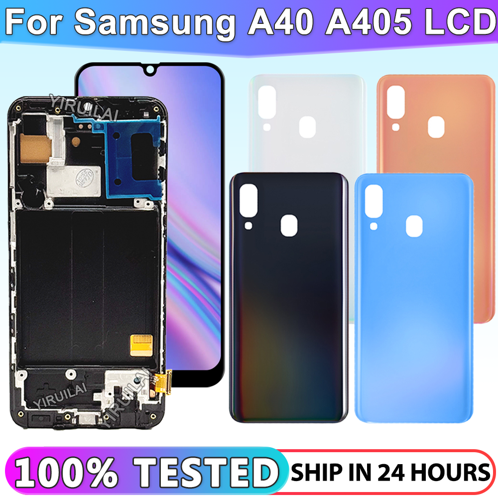 A40 LCD 2019 A405 LCD Display Touch Screen Digitizer Assembly with Frame Replacement