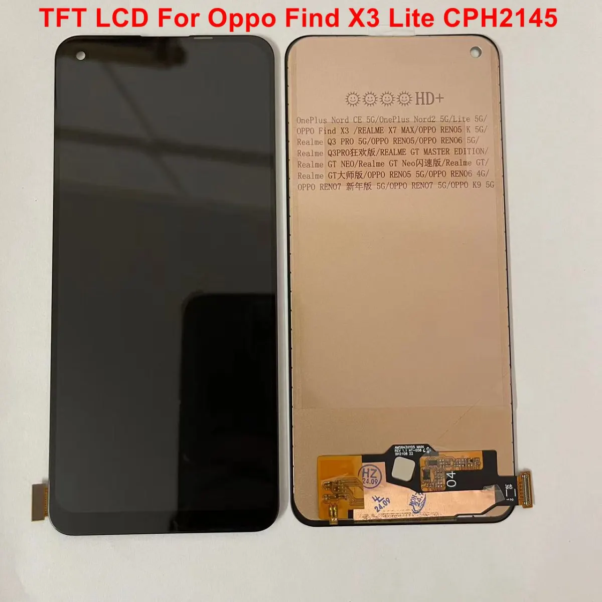 OPPO 6.43“ Tft X3 Lite Display For Oppo Find X3 Lite CPH2145 LCD Display Touch Panel Replacement Parts Price in Bangladesh - Mobile.com.bd