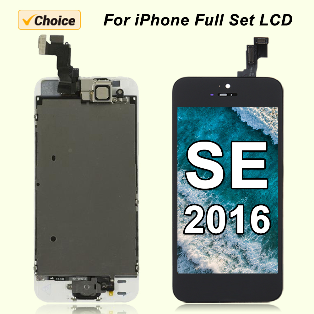 Full Set Display for iPhone SE 2016 LCD Screen with Front Camera Home Button