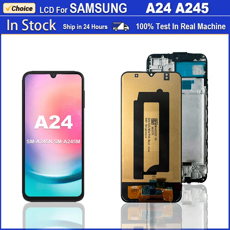 Samsung 6.5" Display For Samsung A24 LCD A245F A245N Touch Screen Digitizer Assembly Replacement Parts Price in Bangladesh - Mobile.com.bd