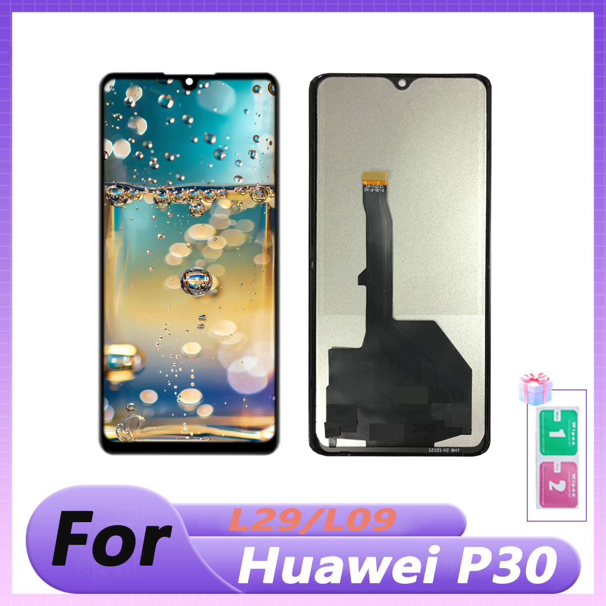 New Display 6.1inch P30 LCD For Huawei P30 LCD Display For L29/L09 LCD Touch Screen
