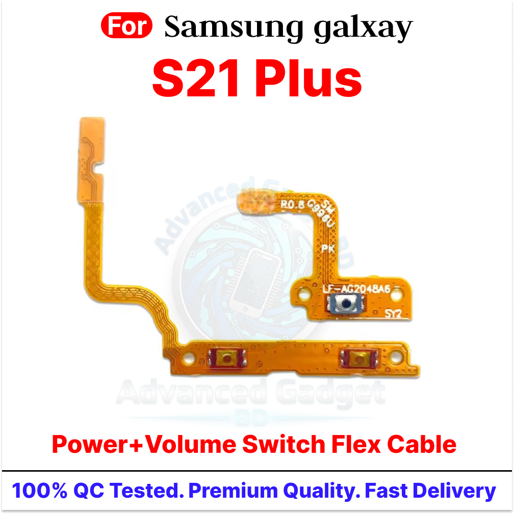 Samsung Galxay S21 Plus Power on / Off Switch Button Side Volume Up Down Buttons
