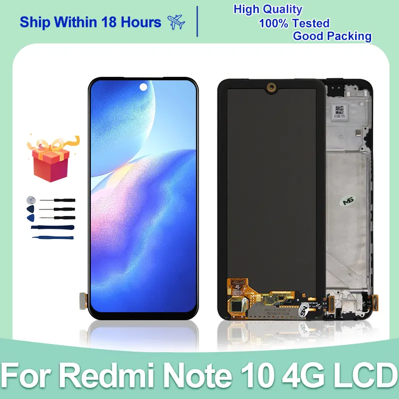 Xiaomi Super Amoled For Redmi Note 10 4G LCD Display M2101K7AG Screen Digitizer For Xiaomi Replacement Parts Price in Bangladesh - Mobile.com.bd