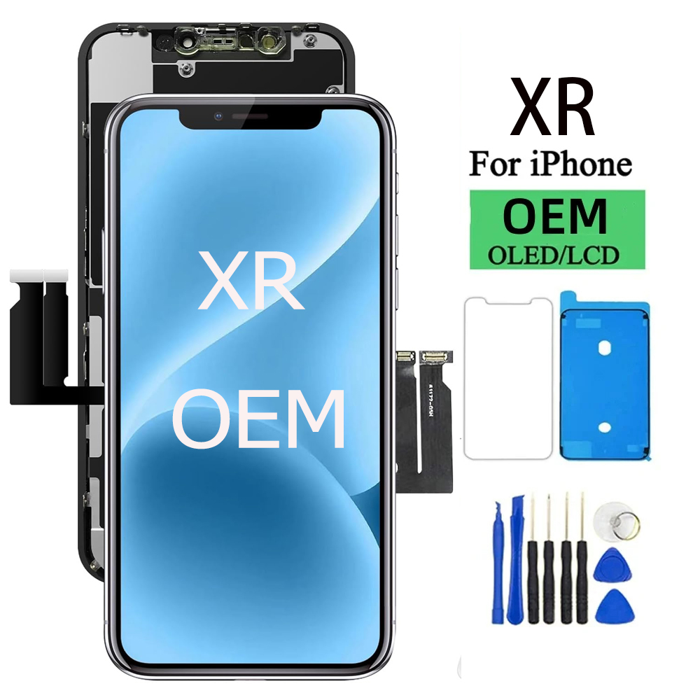 100% Excellent OLED Pantalla for Iphone XR LCD Display Touch Screen Digitizer