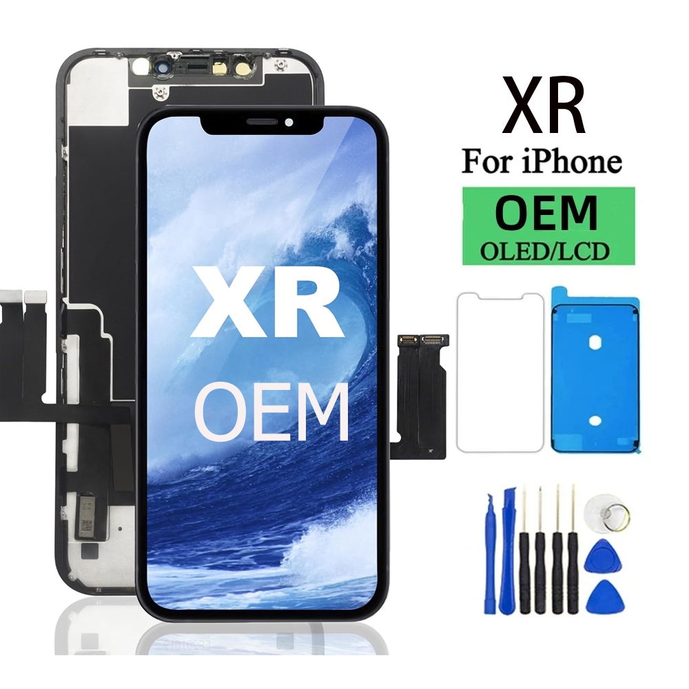 100% Excellent OLED Pantalla for Iphone XR LCD Display Touch Screen Digitizer