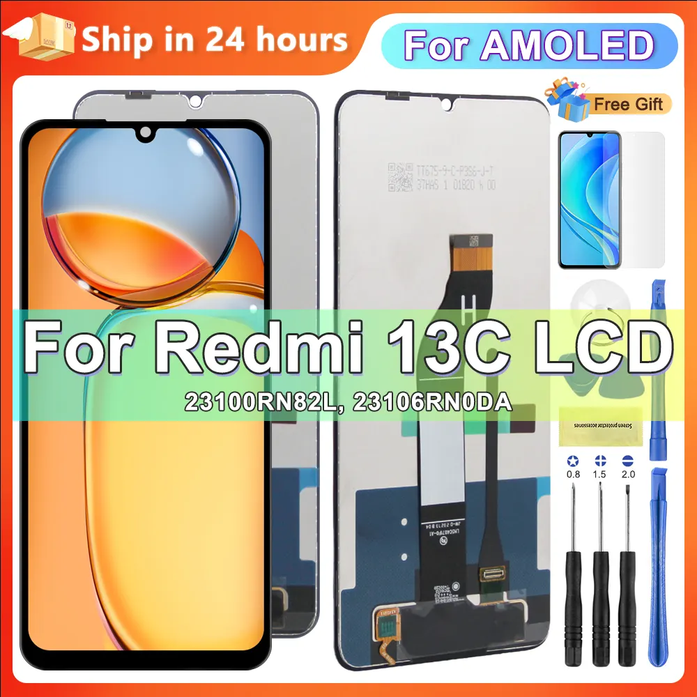 Xiaomi 6.74'' Amoled For Xiaomi Redmi 13C 23100RN82L LCD Display Touch Screen Digitizer Replacement Parts Price in Bangladesh - Mobile.com.bd