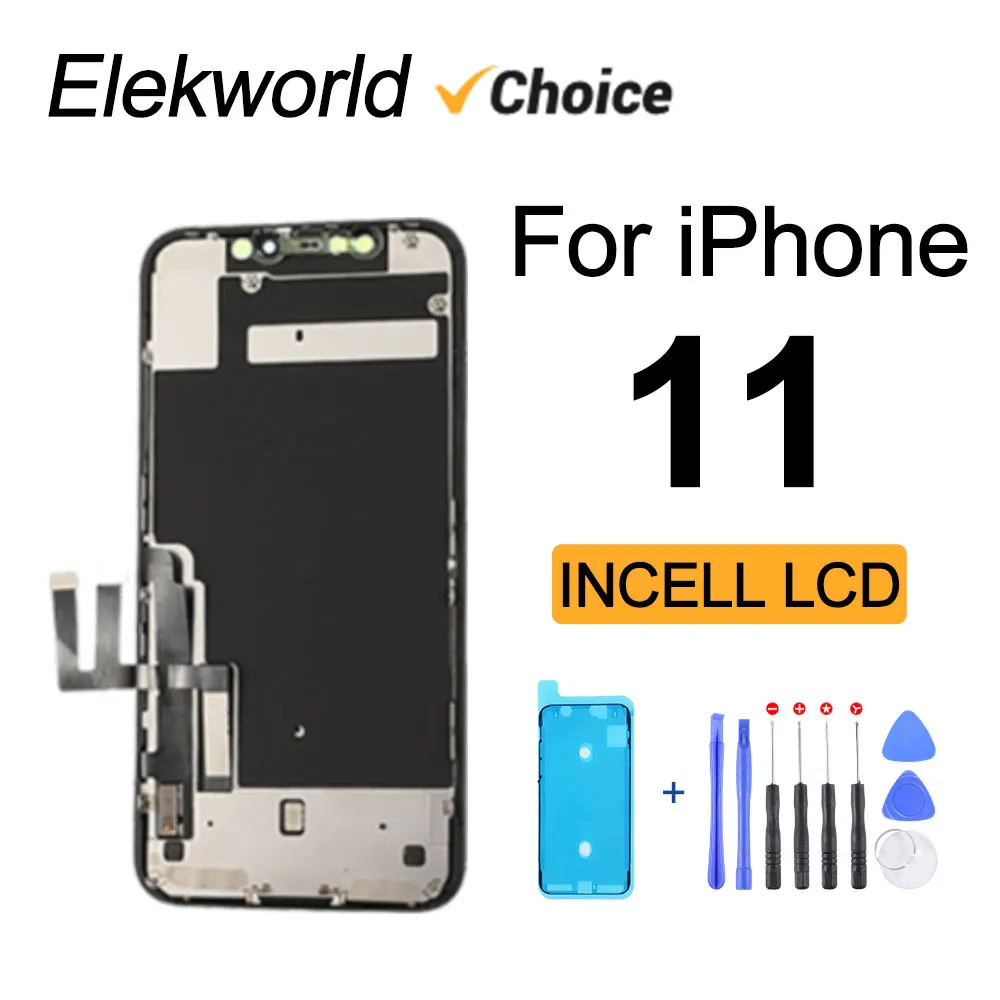 Iphone Elekworld Best Choice Incell LCD for iPhone 11 Display Screen With 3D Touch Replacement Parts Price in Bangladesh - Mobile.com.bd