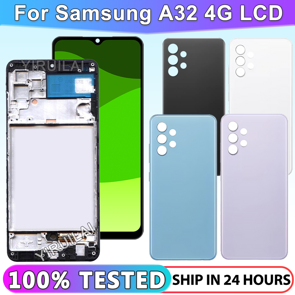 100% Tested For A32 4G LCD Display Touch Screen Digitizer Assembly For A325 A325F