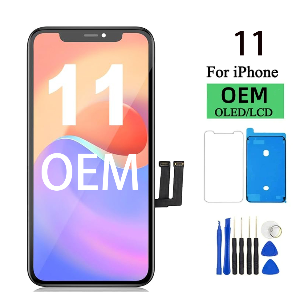 Oem OLED Pantalla for Iphone 11 LCD Display Touch Screen Digitizer Assembly for