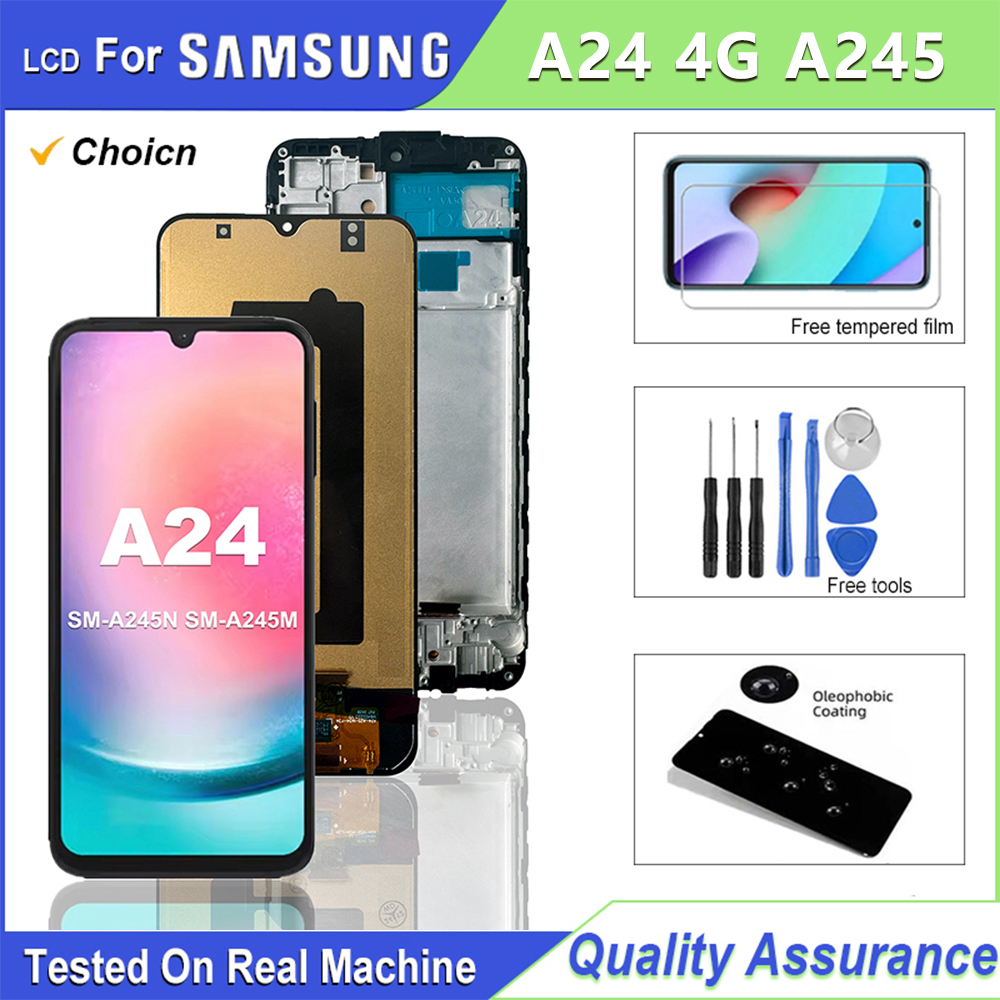 LCD For Samsung Galaxy A24 4G LCD Screen Replacement HD Touch Display Assembly