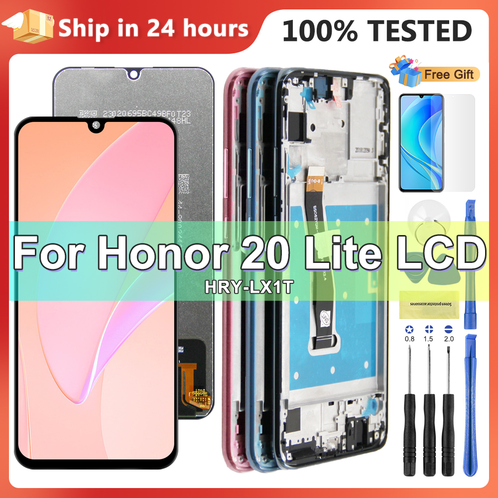 6.21'' Display Screen for Honor 20 Lite Hry-LX1T Lcd Display Touch Screen Digitizer