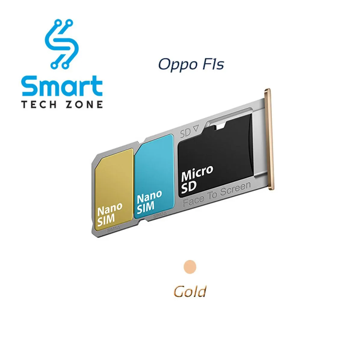 OPPO Sim Tray SD Card Tray Holder Card Compatible with Oppo F1s/Oppo A59 Replacement Parts Price in Bangladesh - Mobile.com.bd