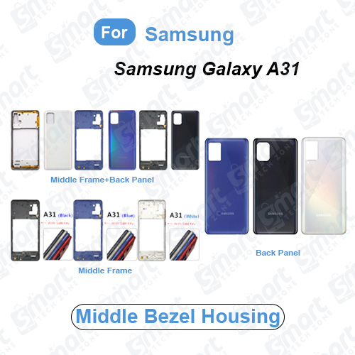 Samsung Galaxy A31 Middle Bezel Housing Frame and Back Panel Without Front LCD Frame Panel Replacement Parts Price in Bangladesh - Mobile.com.bd
