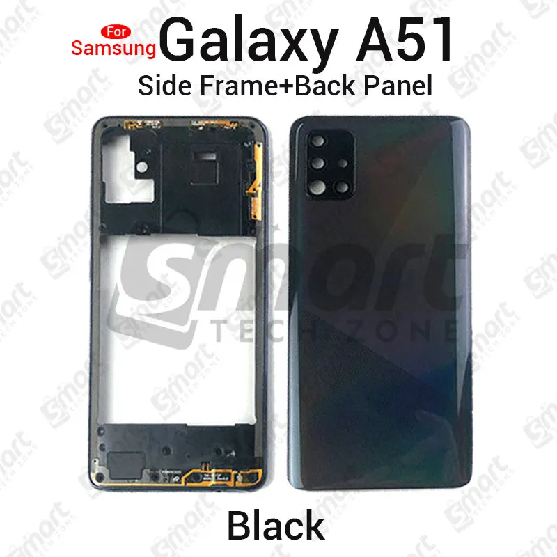 Samsung Galaxy A51 A515F  Middle Bezel Housing Frame and Back Panel Without Front LCD Frame Panel Replacement Parts Price in Bangladesh - Mobile.com.bd