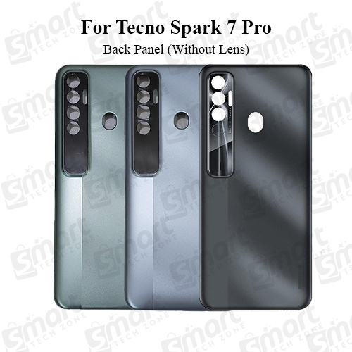 Tecno Spark 7 Pro  Back Housing Frame / Back Panel / Backshell / Without Camera Glass Replacement Spare Parts Replacement Parts Price in Bangladesh - Mobile.com.bd