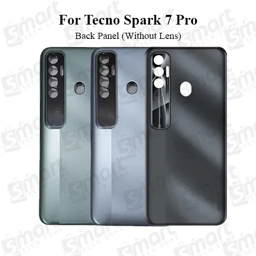 Tecno Spark 7 Pro  Back Housing Frame / Back Panel / Backshell / Without Camera Glass Replacement Spare Parts Replacement Parts Price in Bangladesh - Mobile.com.bd