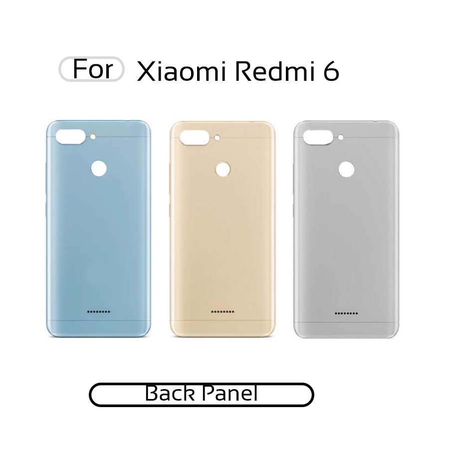 Xiaomi Redmi 6 Back Housing Frame / Back Panel / Backshell / Without Camera Glass Replacement Spare Parts Replacement Parts Price in Bangladesh - Mobile.com.bd