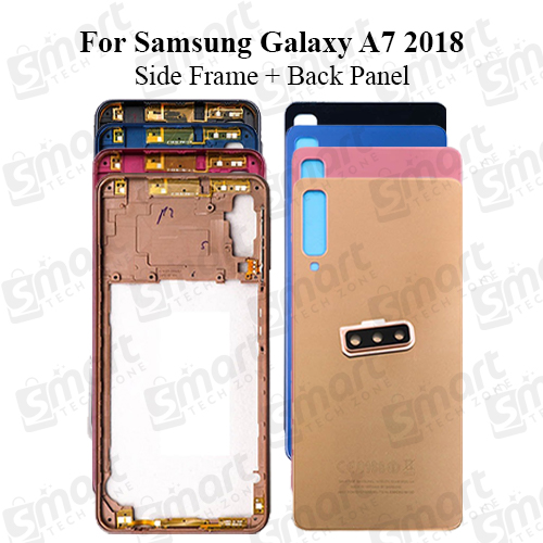 Samsung Galaxy A7 2018  Middle Bezel Housing Frame and Back Panel Without Front LCD Frame Panel Replacement Parts Price in Bangladesh - Mobile.com.bd