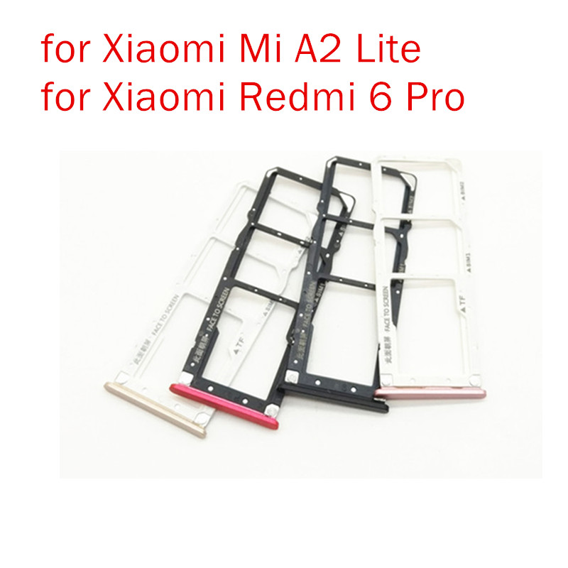 Xiaomi Sim Tray For Xiaomi Redmi 6 Pro Mi A2 Lite Replacement Parts Price in Bangladesh - Mobile.com.bd