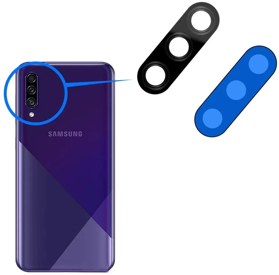Samsung 10 Pcs/Lot Samsung Galaxy A30s Main Camera Glass Lens Replacement (Not Protector) Replacement Parts Price in Bangladesh - Mobile.com.bd