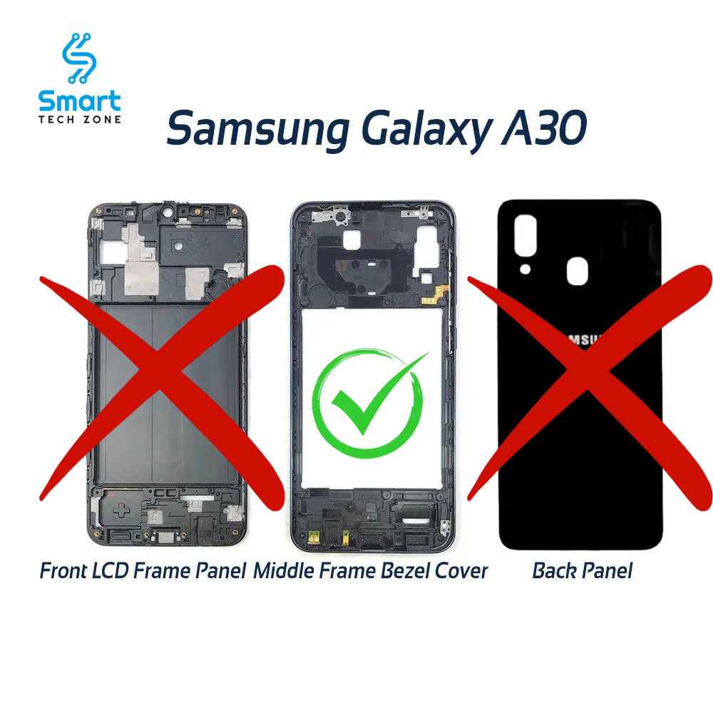 Samsung Galaxy A30 Middle Frame (Without LCD Frame Panel and Back Panel) Replacement Parts Price in Bangladesh - Mobile.com.bd