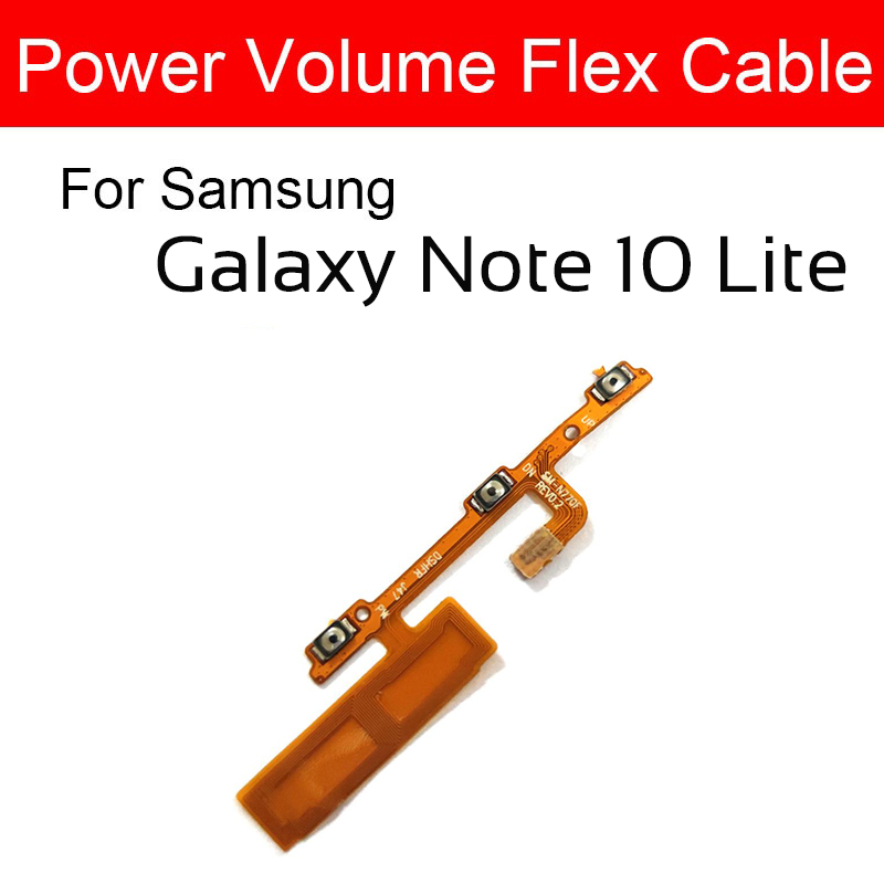 Samsung Galaxy Note 10 Lite Volume and Power On-off Button Flex Cable Ribbon Replacement Part Replacement Parts Price in Bangladesh - Mobile.com.bd