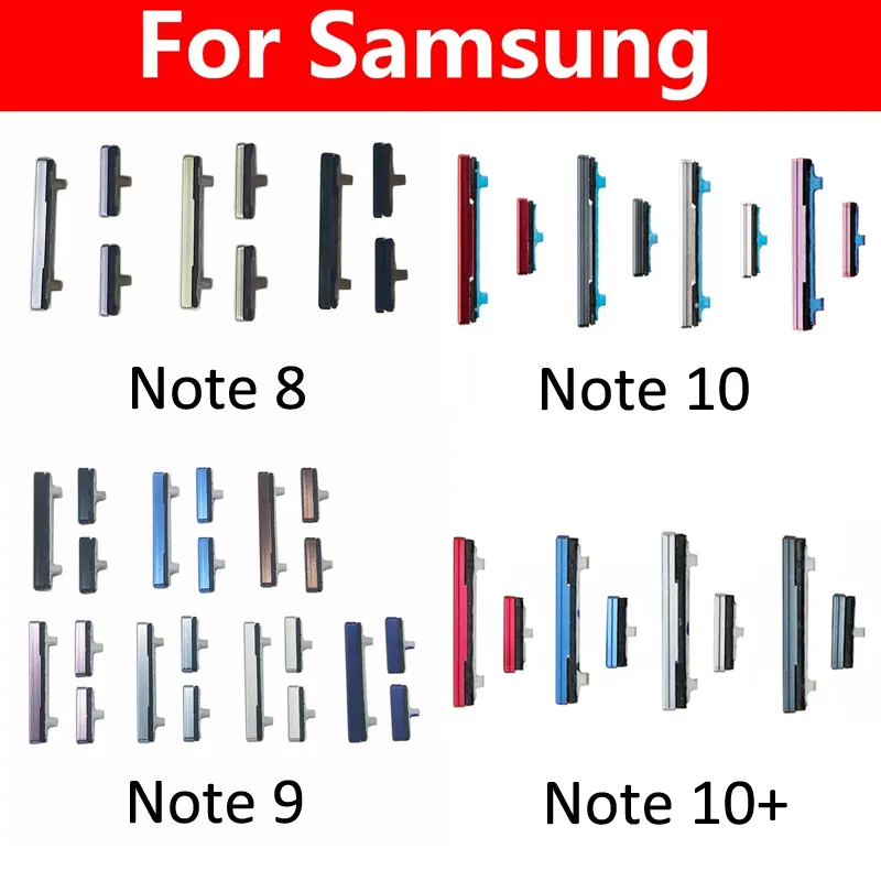 Samsung Power Volume Button Out Side Key For Samsung Galaxy Note 8 9 10 Plus External Volume Button + Power ON OFF Replacement Parts Price in Bangladesh - Mobile.com.bd