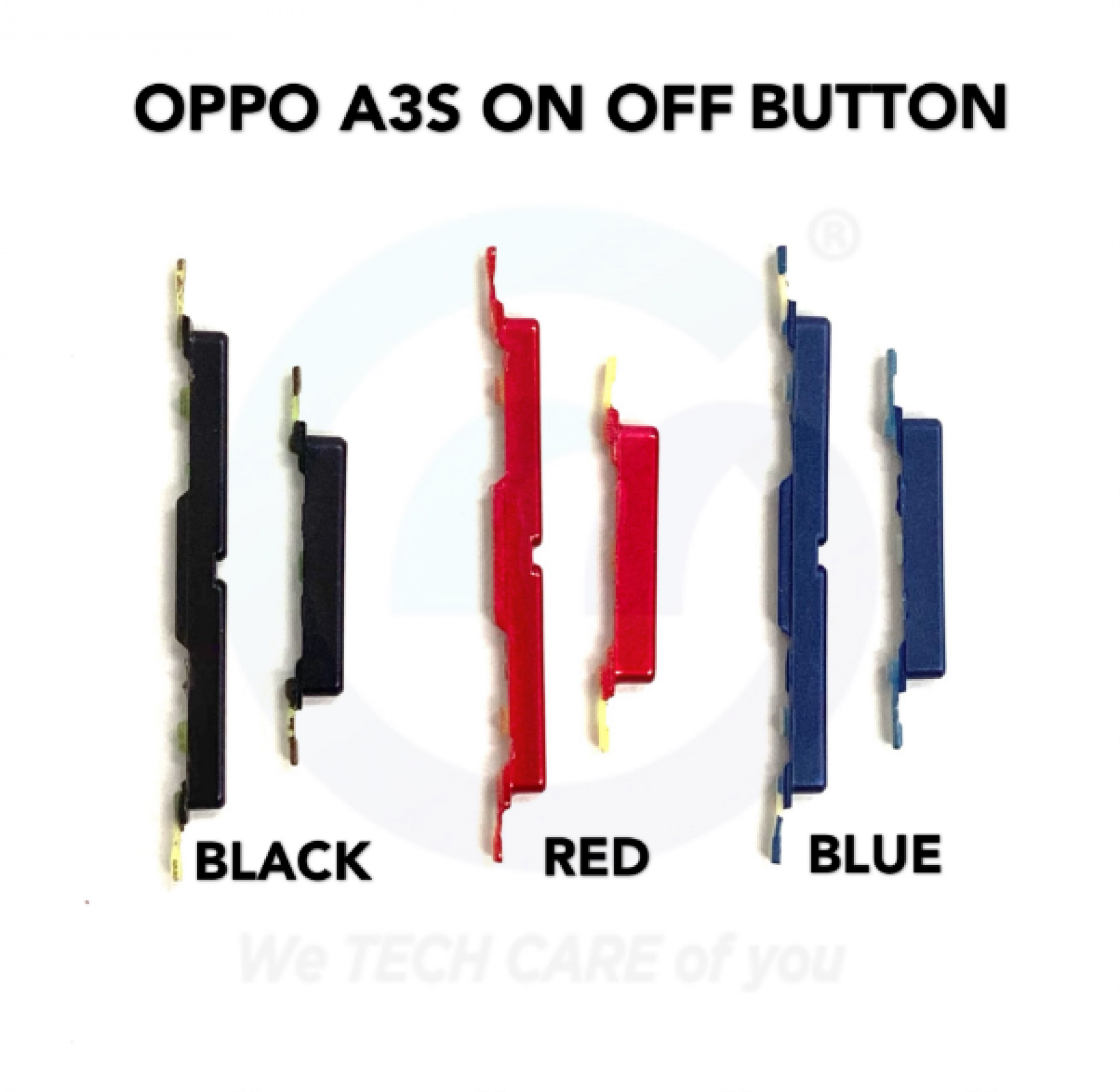 OPPO Power Volume Button Out Side Key For Oppo A3s/ A5 (AX5) (Not A5 2020)/A5s External Volume Button + Power ON OFF Replacement Parts Price in Bangladesh - Mobile.com.bd