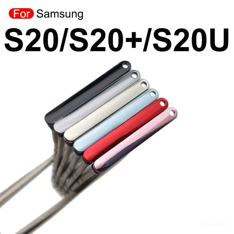 Samsung Galaxy S20/ S20 Plus/ S20 Ultra Dual SIM Tray Replacement Slot Holder with Opening Needle (Sim Ejector) Replacement Parts Price in Bangladesh - Mobile.com.bd