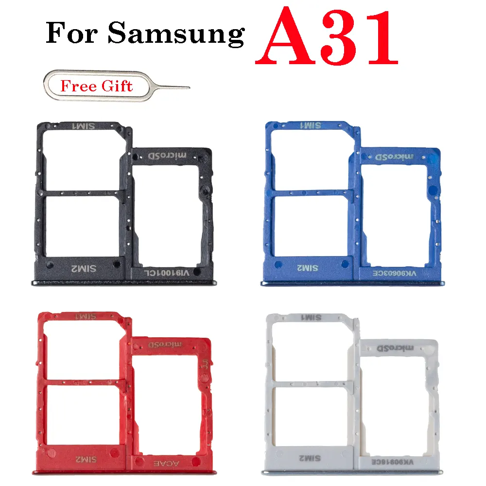 Samsung Galaxy A31 SM-A315 Dual SIM Tray Replacement Slot Holder with Opening Needle (Sim Ejector) Replacement Parts Price in Bangladesh - Mobile.com.bd