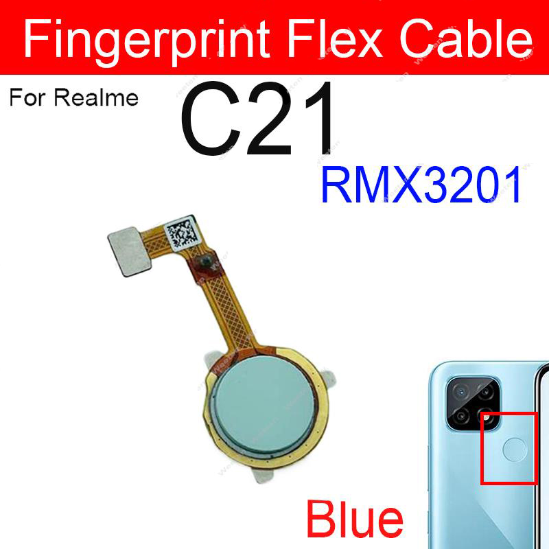 Realme Fingerprint Touch Scanner Sensor for Realme C21 RMX3201 Replacement Parts Price in Bangladesh - Mobile.com.bd