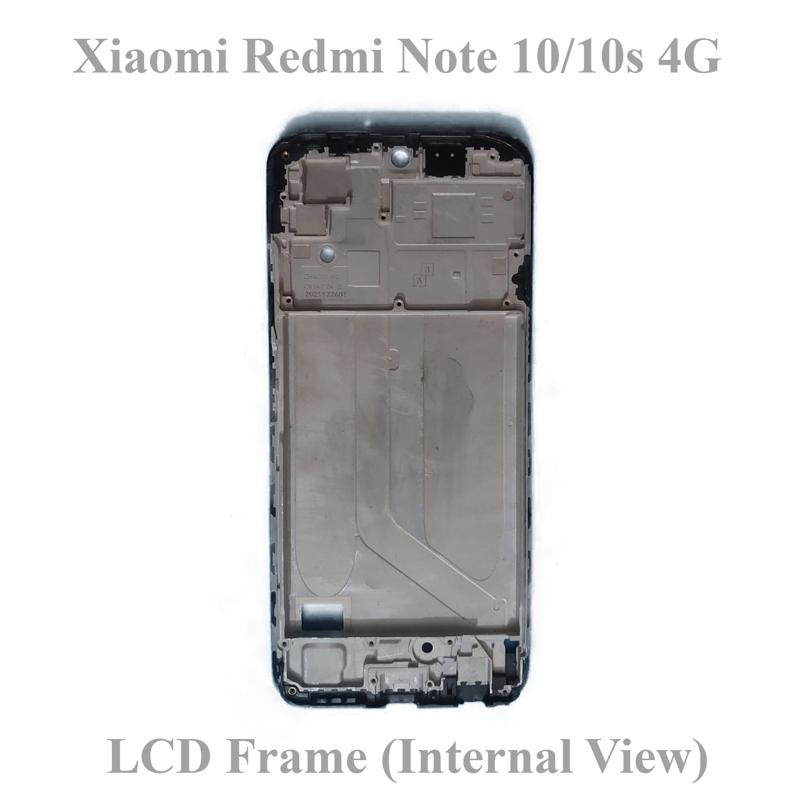 Xiaomi Redmi Note 10/10s Only Front LCD Frame Middle Chassis Housing Replacement Parts Price in Bangladesh - Mobile.com.bd