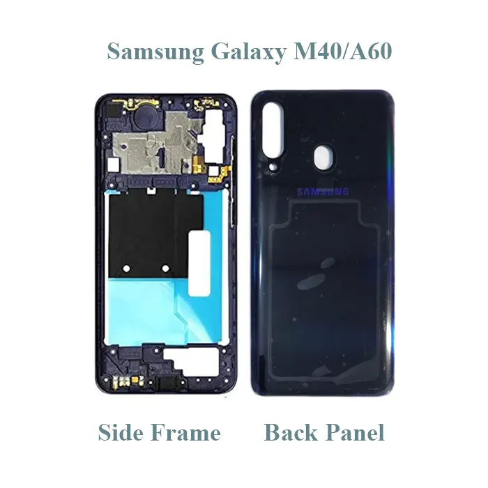 Side Frame and Back Panel for Samsung Galaxy M40/A60 Without Camera Glass - Price in Bangladesh