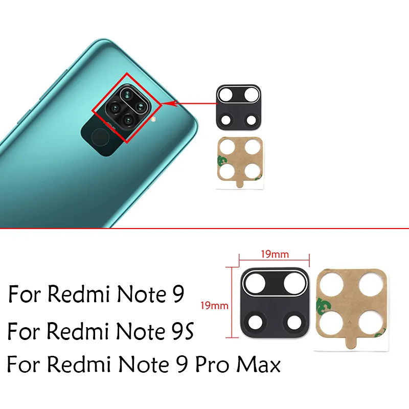 Xiaomi Back Rear Camera Lens Glass Compatible with Xiaomi Redmi Note 9s 10 10s pro 9a 9c 5g/mi 10 10t note 10 pro Mi Note 10 Lite  11 lite Camera Lens Glass Without Frame Replacement Parts Price in Bangladesh - Mobile.com.bd