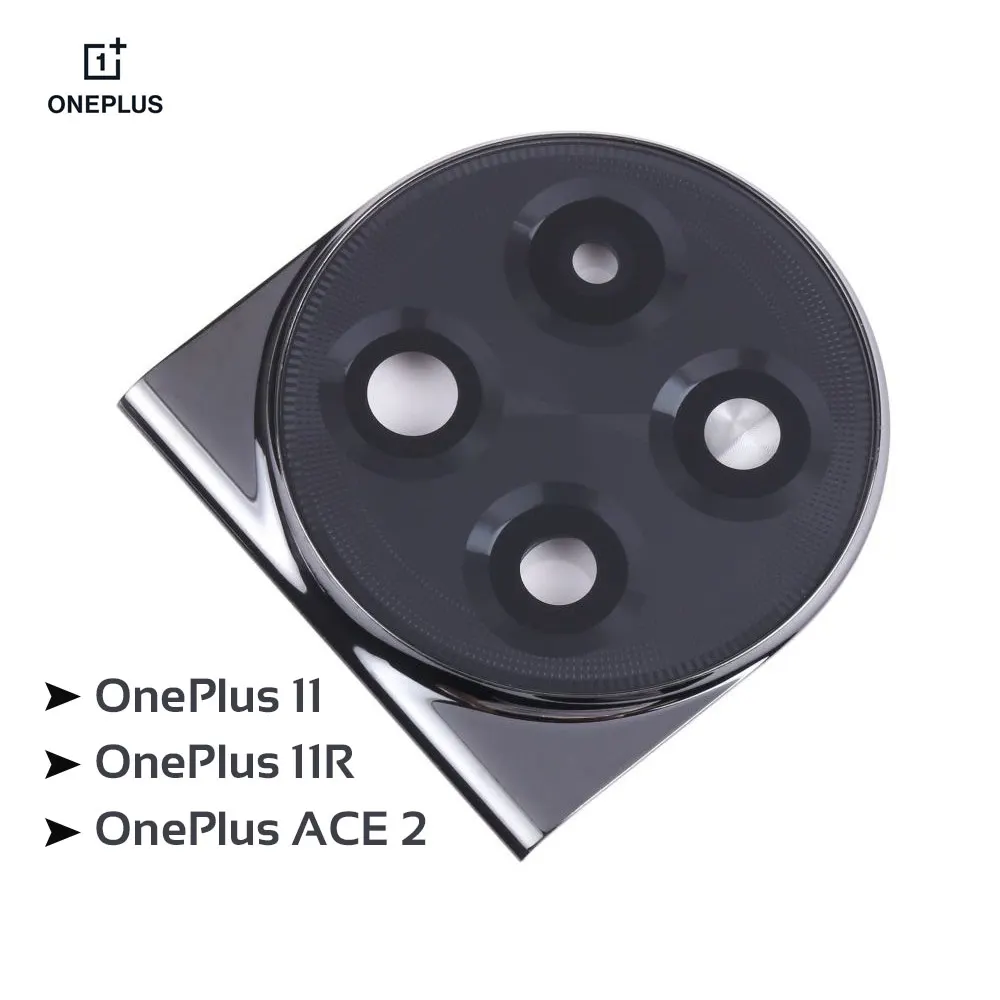 Back Rear Camera Lens Glass Compatible with OnePlus 11/11R/ACE 2 Camera Lens Glass With Frame (Not Protector) - Price in Bangladesh